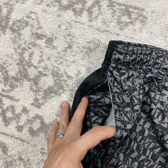 Under Armour Loose Youth Short Drawstring Grey Black Basketball Size Large - Picture 5 of 6